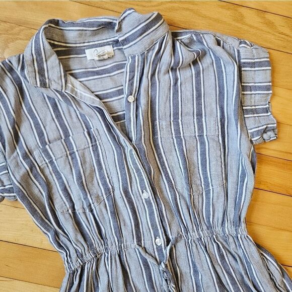 Japna Cotton Striped Dress - Picture 3 of 9